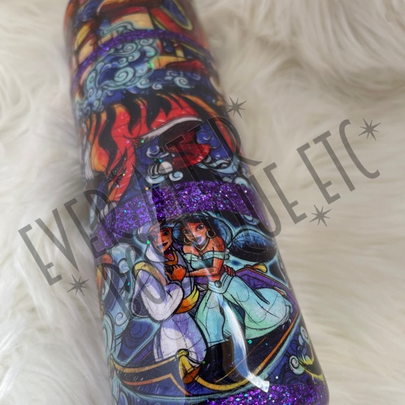 Disney Aladdin Fabric Stainless Steel Tumbler